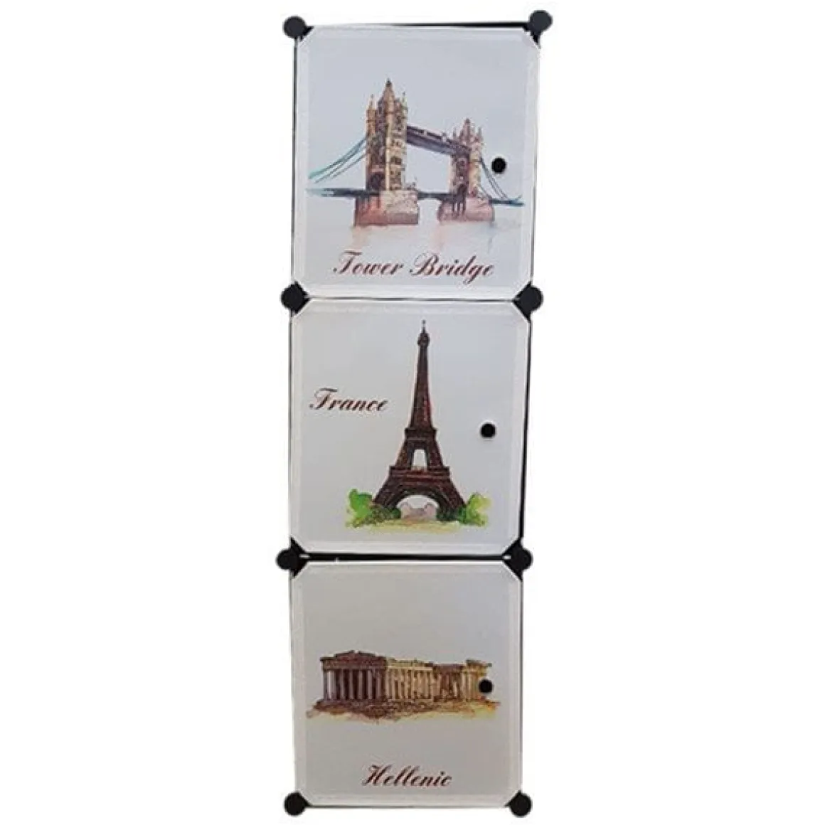3 Box Bayi ciudades WS-0853-20 37x37x110 cm