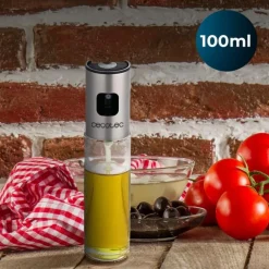 Aceitera Cecotec Polka OilSpray 1000 Cecofry diseño spray acero inox 100 ml
