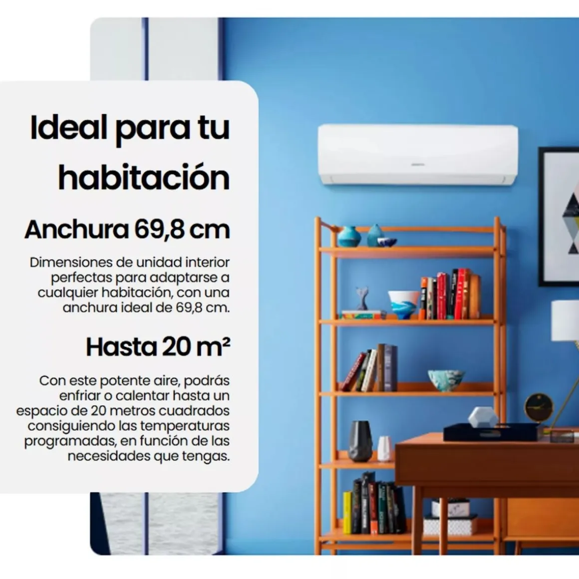 Aire acondicionado Infinition SPTSE09A2 2250 frigorías R32 Wifi A blanco