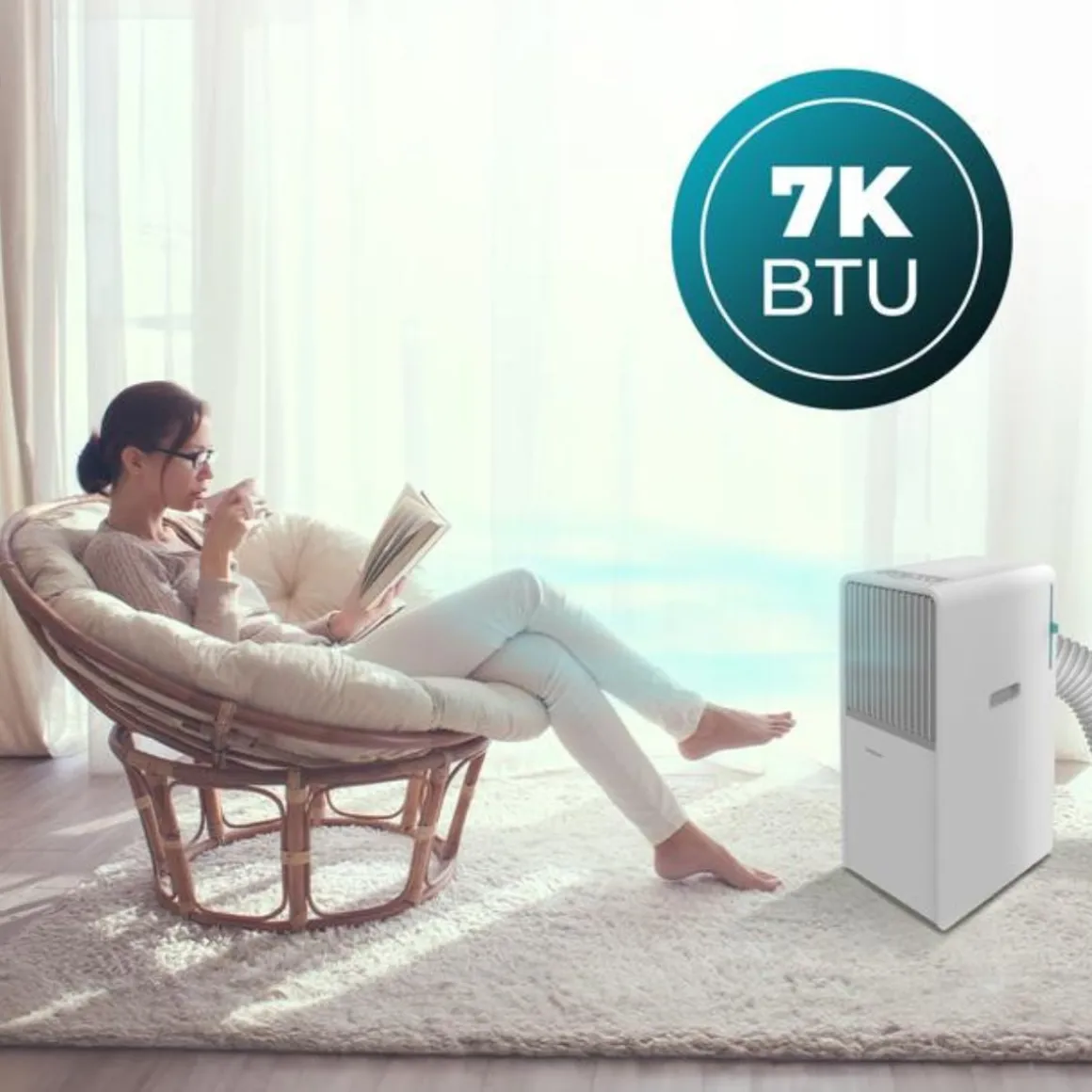 Aire acondicionado portátil Cecotec ForceClima 7150 Style 1750 frigorías