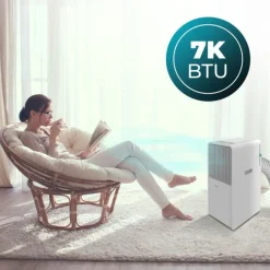 Aire acondicionado portátil Cecotec ForceClima 7550 Style Connected 1750 frigorías con Wifi