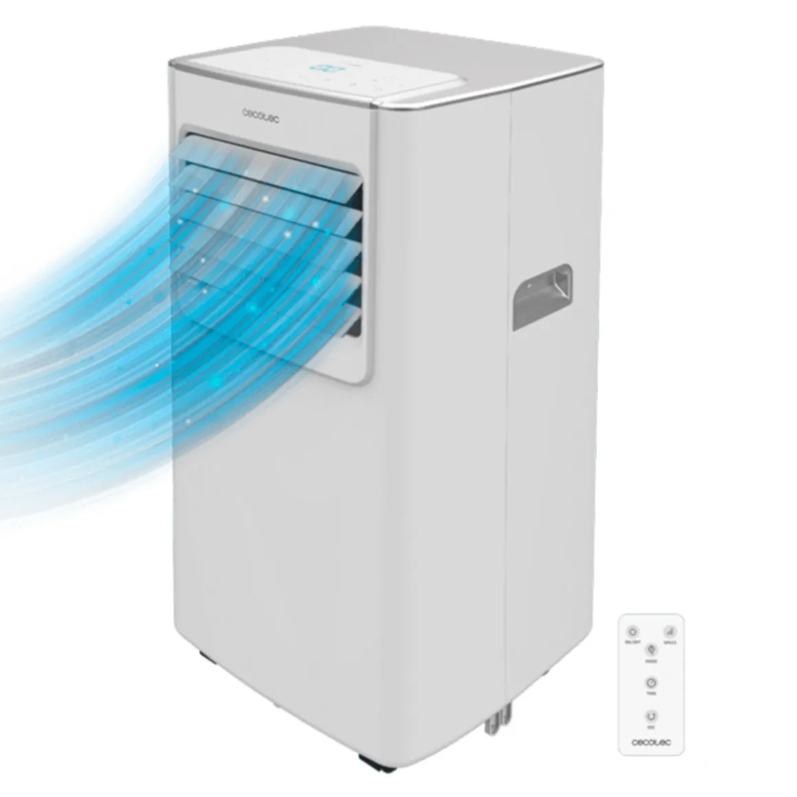 Aire acondicionado portátil Cecotec ForceClima 7100 Soundless 7000BTU 780W 4 modos 2 velocidades A blanco