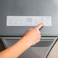 Aire acondicionado portátil Cecotec ForceClima 9400 Soundless Heating con mando 1010W 9000btu A blanco/inox