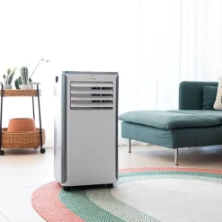 Aire acondicionado portátil Cecotec ForceClima 9400 Soundless Heating con mando 1010W 9000btu A blanco/inox