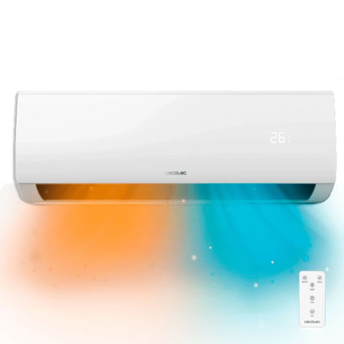 Aire acondicionado split Cecotec AirClima 12000 Smartfresh 3000 frigorías con bomba de calor blanco