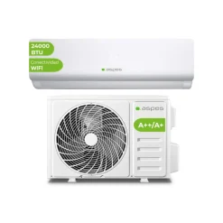 Aire acondicionado Split Aspes AAAS2400W 6000 frigorías R32 WiFi A blanco