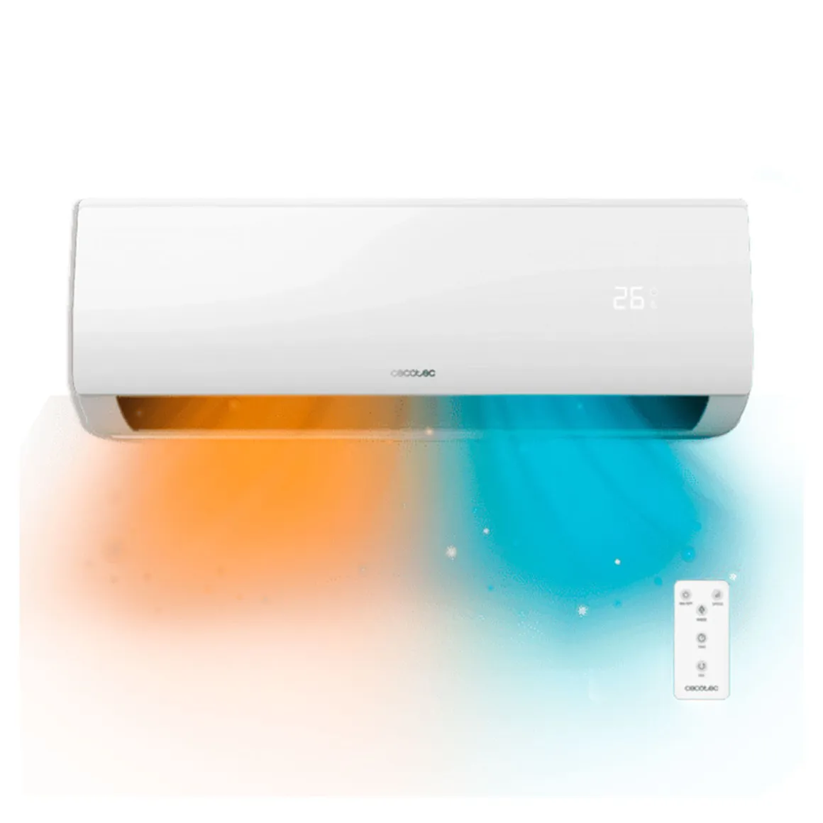 Aire acondicionado Split Cecotec AirClima 9000 Smartfresh 2250 frigorías con bomba de calor blanco