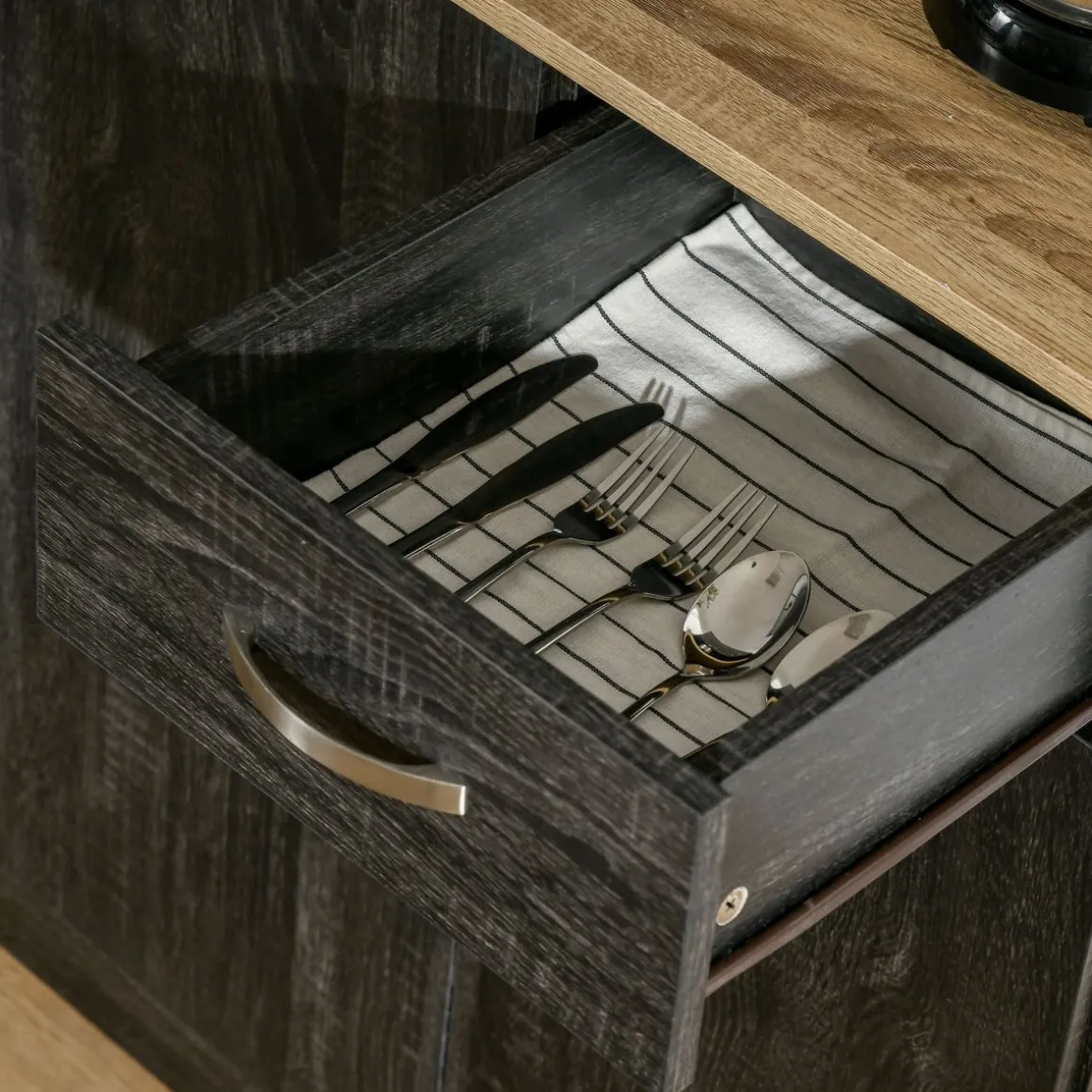 Alacena Dalia Homcom 6 puertas con cajón 180x101x39 cm