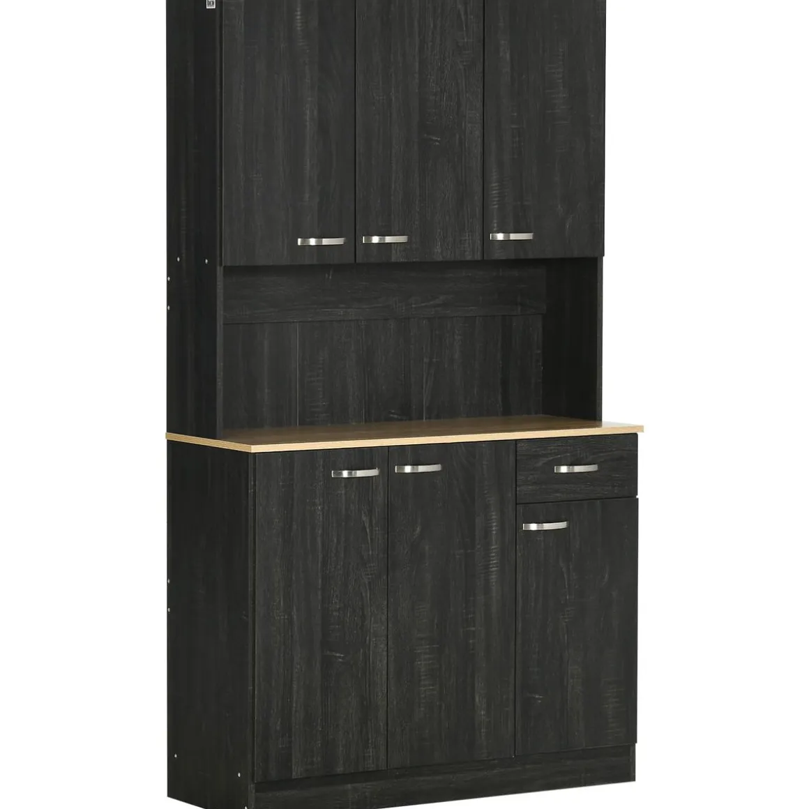 Alacena Dalia Homcom 6 puertas con cajón 180x101x39 cm
