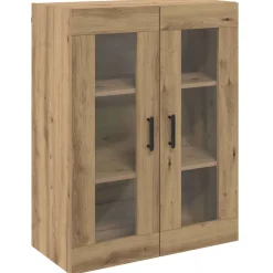 Alacena Dorotea 4 puertas + 2 cajones roble 180x69,5x34 cm
