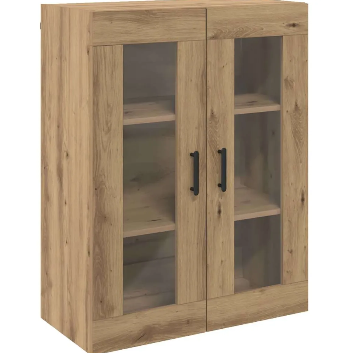 Alacena Dorotea 4 puertas + 2 cajones roble 180x69,5x34 cm
