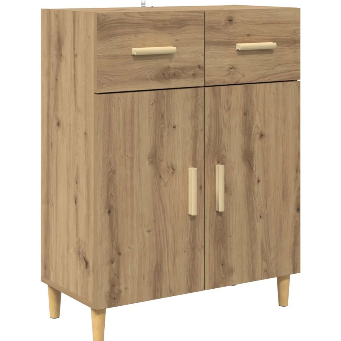 Alacena Manila 4 puertas + 2 cajones roble 180x69,5x34 cm