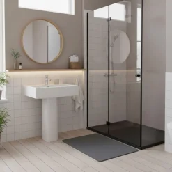 Alfombra de baño Diatomita antideslizante 60x39 cm