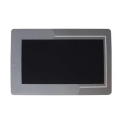 Alfombrilla de baño rectangular gris/negro 40x60 cm