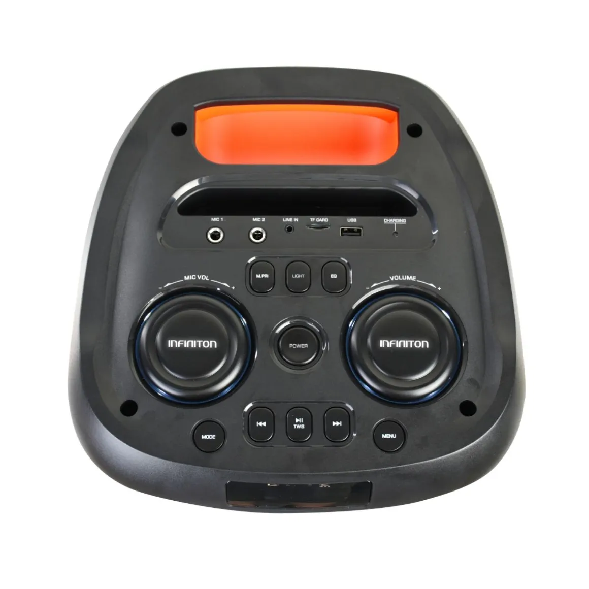 Altavoz portátil Infiniton Party EQ09 90W Bluetooth negro 66 cm
