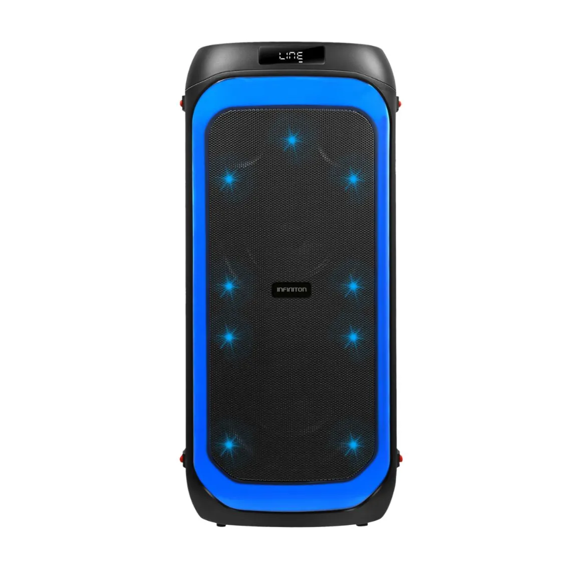 Altavoz portátil Infiniton Party EQ09 90W Bluetooth negro 66 cm