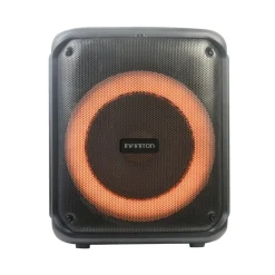 Altavoz portátil Party EQ07 70W con luz LED bluetooth negro 34x28 cm