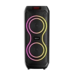 Altavoz portátil Sytech Zamba Flow 90W 290 Bluetooth V5.3 con micrófono y mando negro