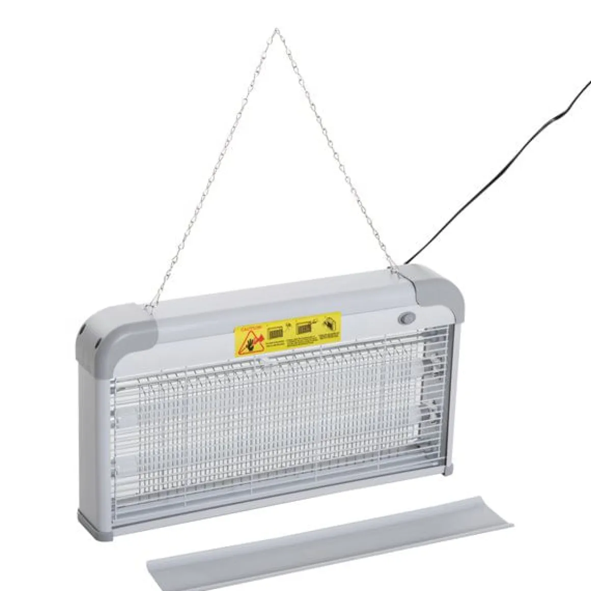 Antimosquitos Outsunny eléctrico luz UV gris 26,5x48,5x8,5 cm