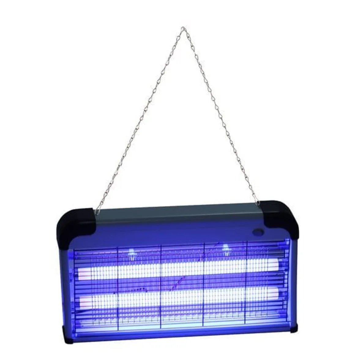 Antimosquitos Outsunny eléctrico luz UV gris 26,5x48,5x8,5 cm