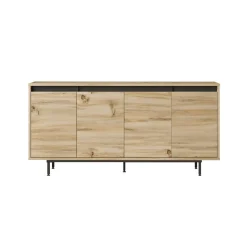Aparador Chape 4 puertas natural 75x160x44,5 cm