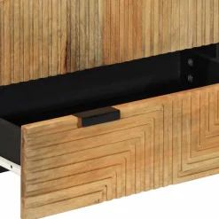 Aparador Collarejo armario + cajón natural 100x60x33 cm