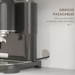 Aparador de cocina Green Homcom 2 armarios + cajones + encimera blanco 180x70x40 cm