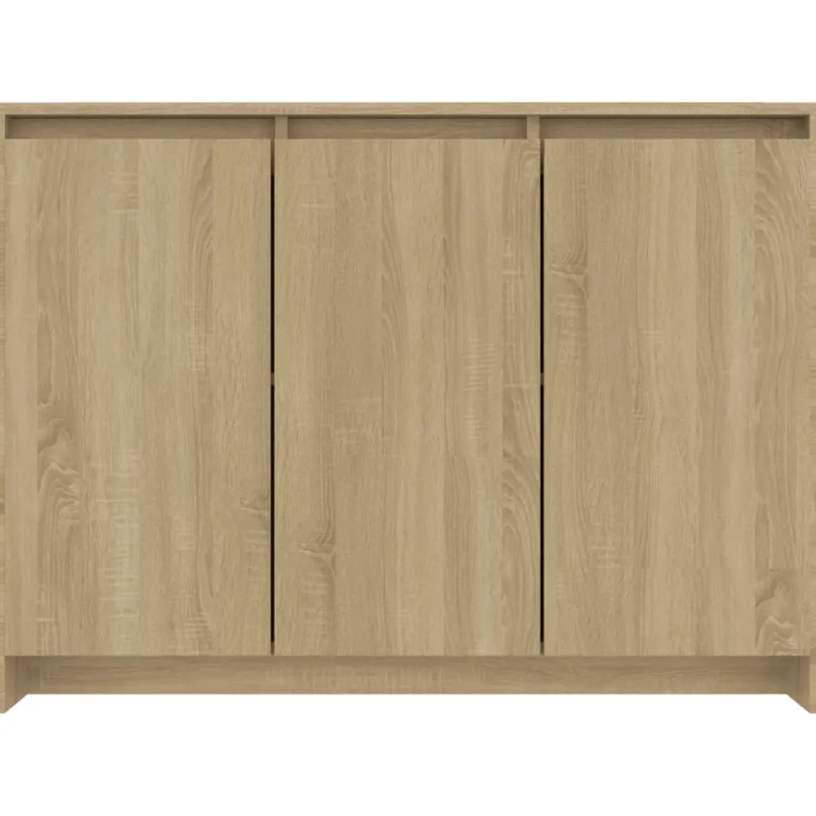 Aparador Elena 3 puertas 6 compartimentos 75x102x33 cm