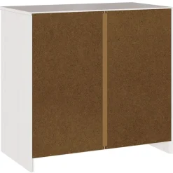 Aparador Forest doble puerta + 2 cajones blanco 75,5x79x43 cm
