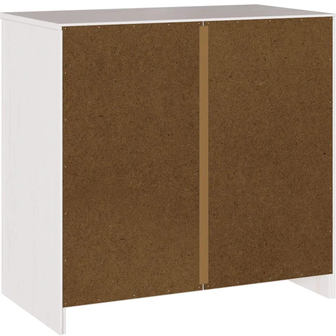 Aparador Forest doble puerta + 2 cajones blanco 75,5x79x43 cm