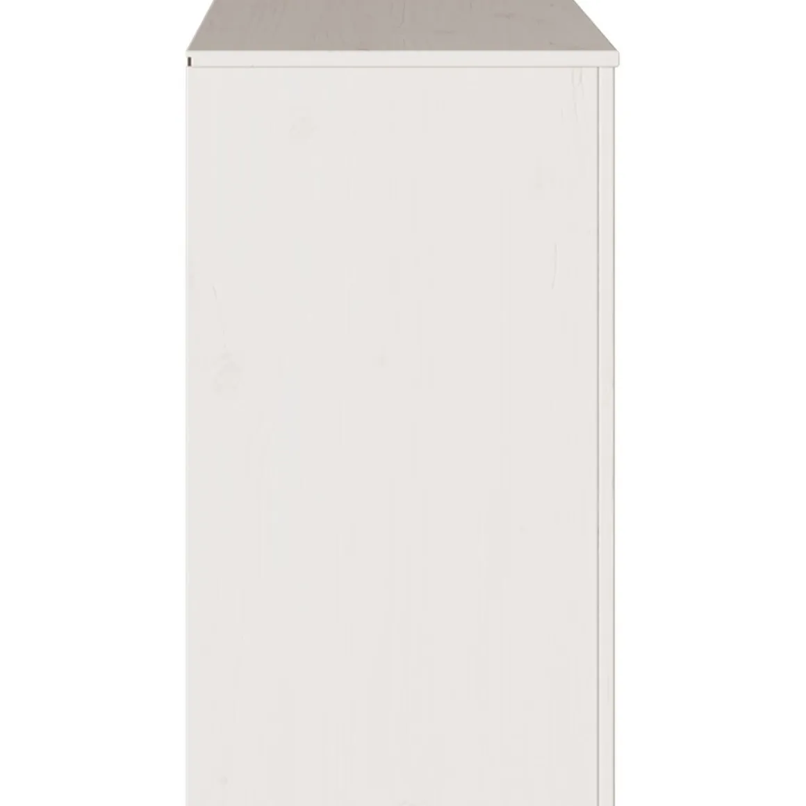 Aparador Forest doble puerta + 2 cajones blanco 75,5x79x43 cm