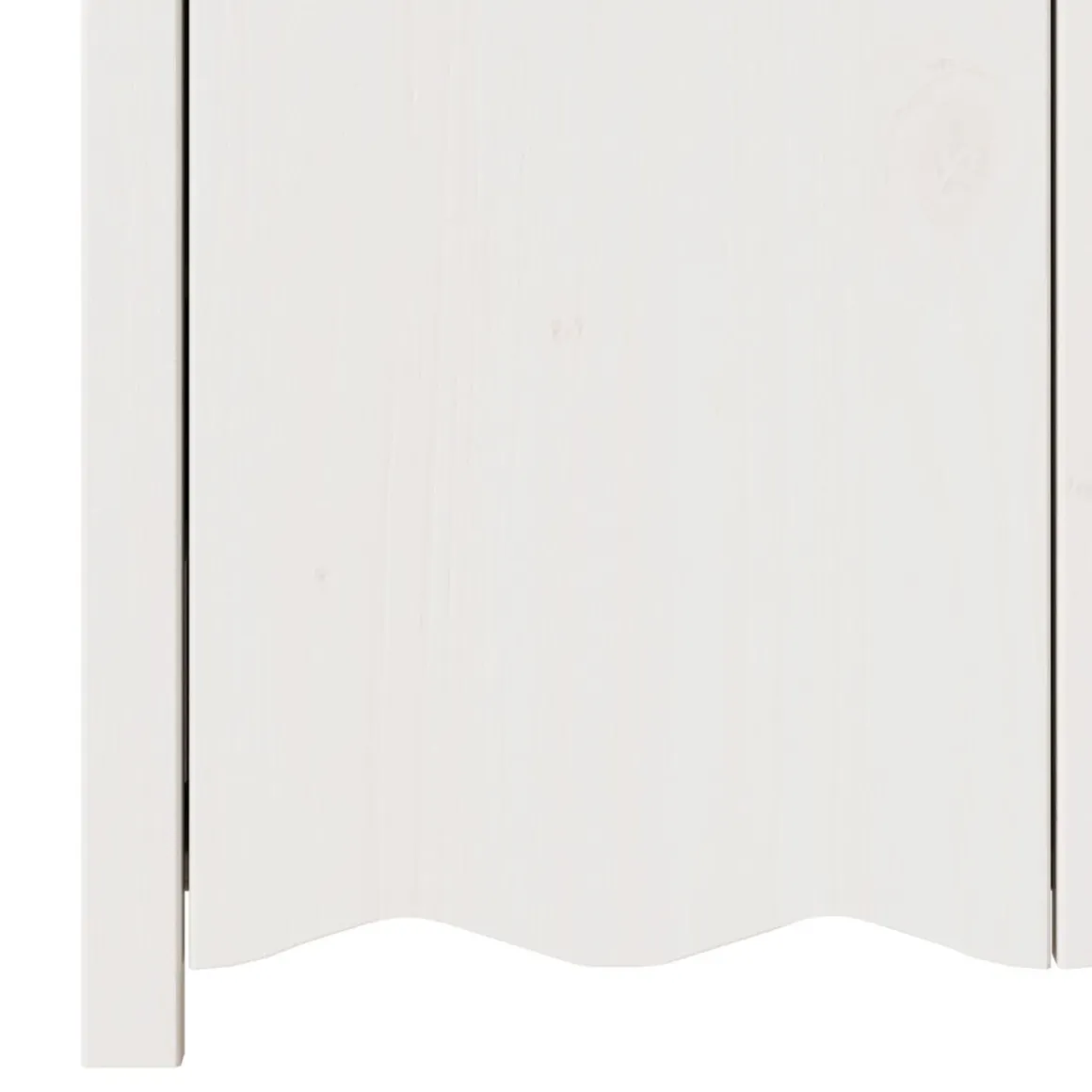 Aparador Forest doble puerta + 2 cajones blanco 75,5x79x43 cm
