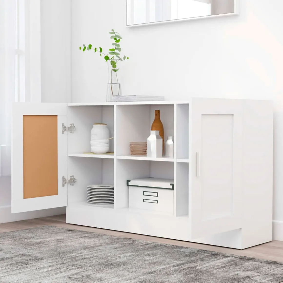 Aparador Harmony 2 puertas + 2 módulos 70x120x30,5 cm
