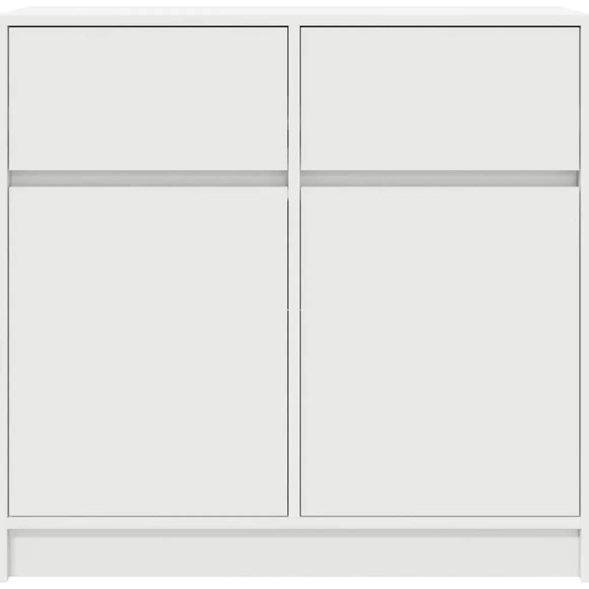 Aparador Levante 2 cajones + 2 puertas blanco 76x80x34 cm