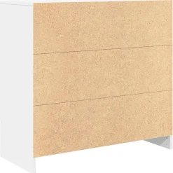 Aparador Levante 2 cajones + 2 puertas blanco 76x80x34 cm