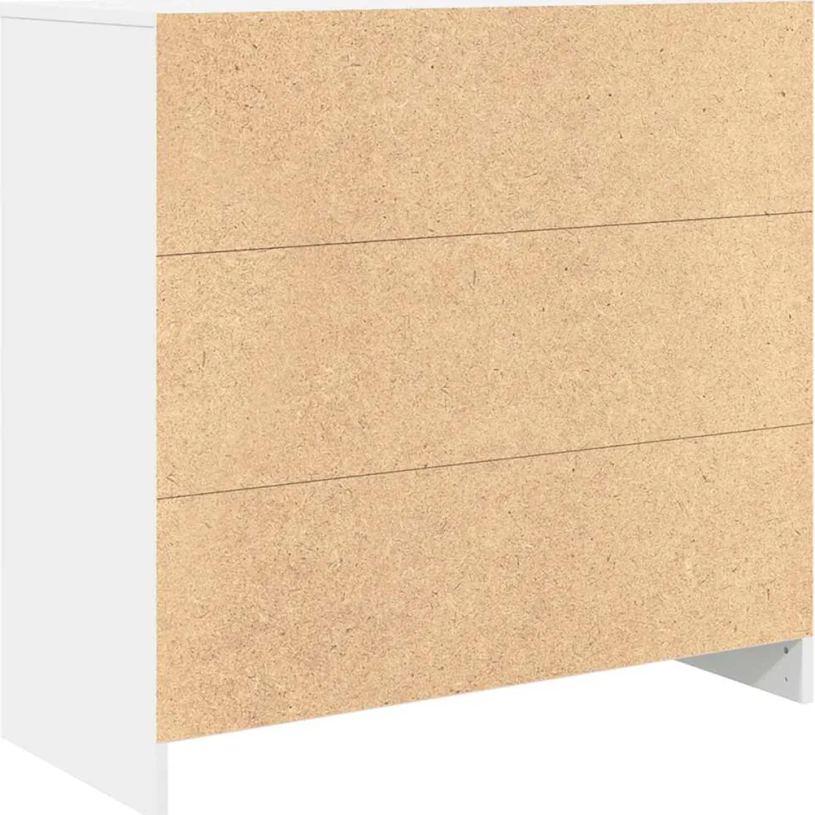 Aparador Levante 2 cajones + 2 puertas blanco 76x80x34 cm