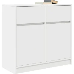 Aparador Levante 2 cajones + 2 puertas blanco 76x80x34 cm
