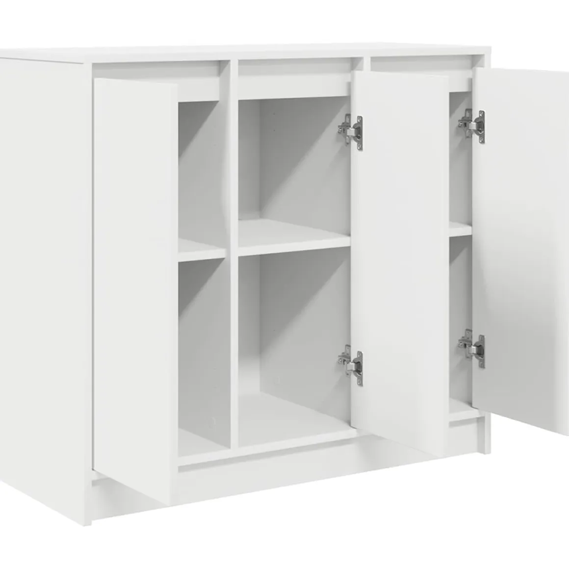 Aparador Ludia 3 puertas blanco 76x85x34 cm