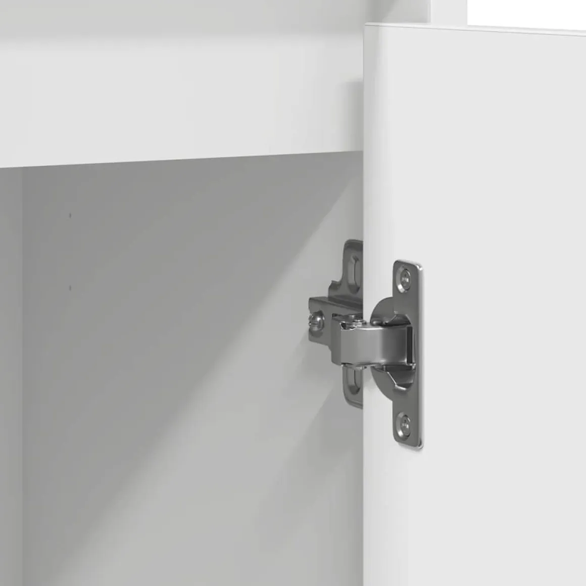 Aparador Ludia 3 puertas blanco 76x85x34 cm