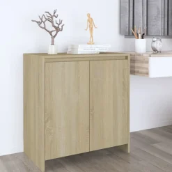 Aparador Margot 2 puertas + 2 estantes 75x70x41 cm