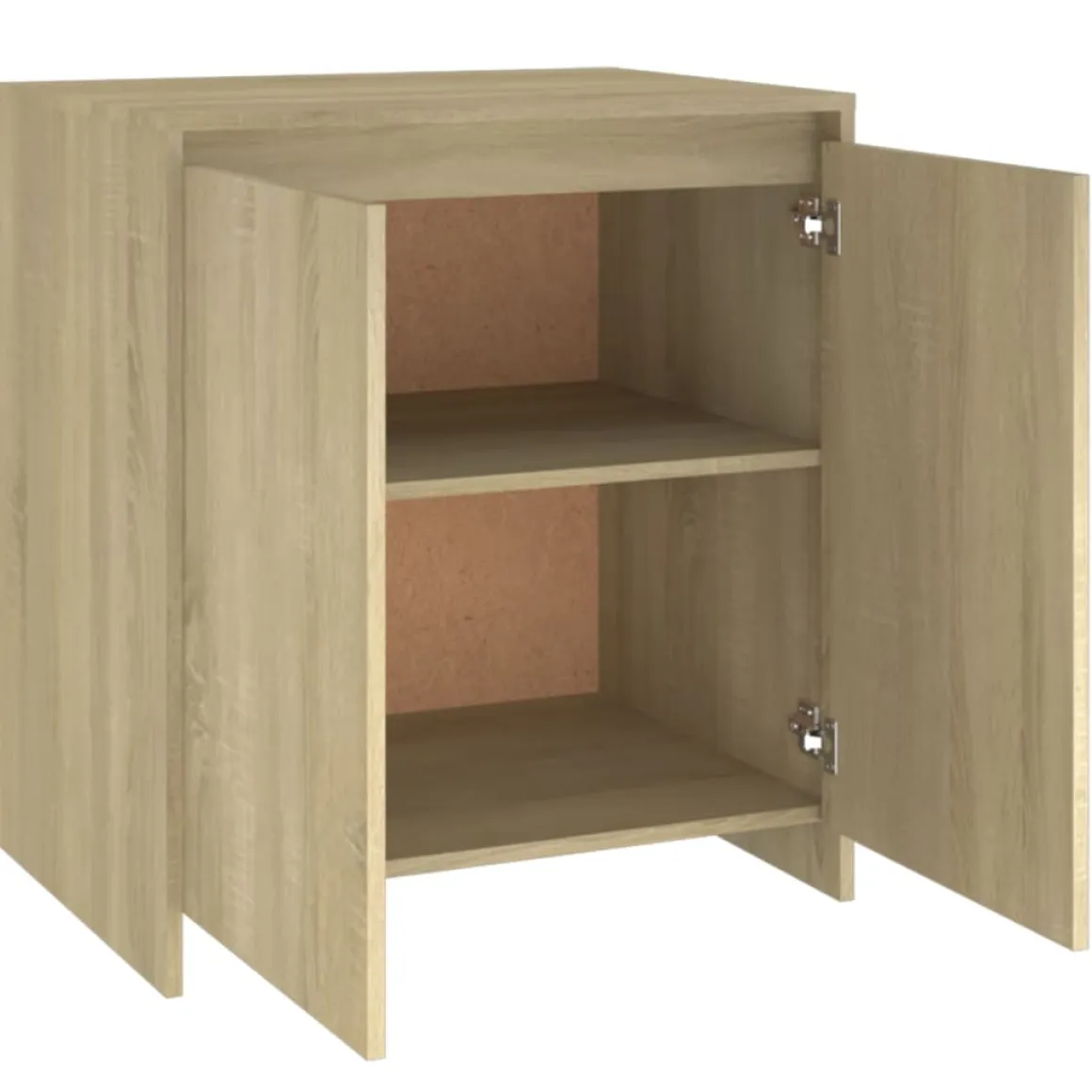 Aparador Margot 2 puertas + 2 estantes 75x70x41 cm