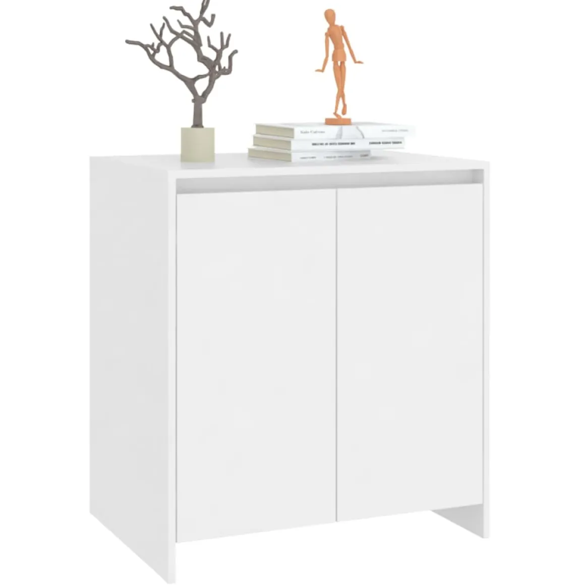 Aparador Margot 2 puertas + 2 estantes 75x70x41 cm