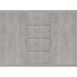 Aparador Milo 4 cajones + 2 puertas 65x88x30 cm