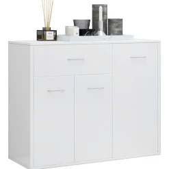 Aparador Miyama 3 puertas + 1 cajón 70x88x30 cm