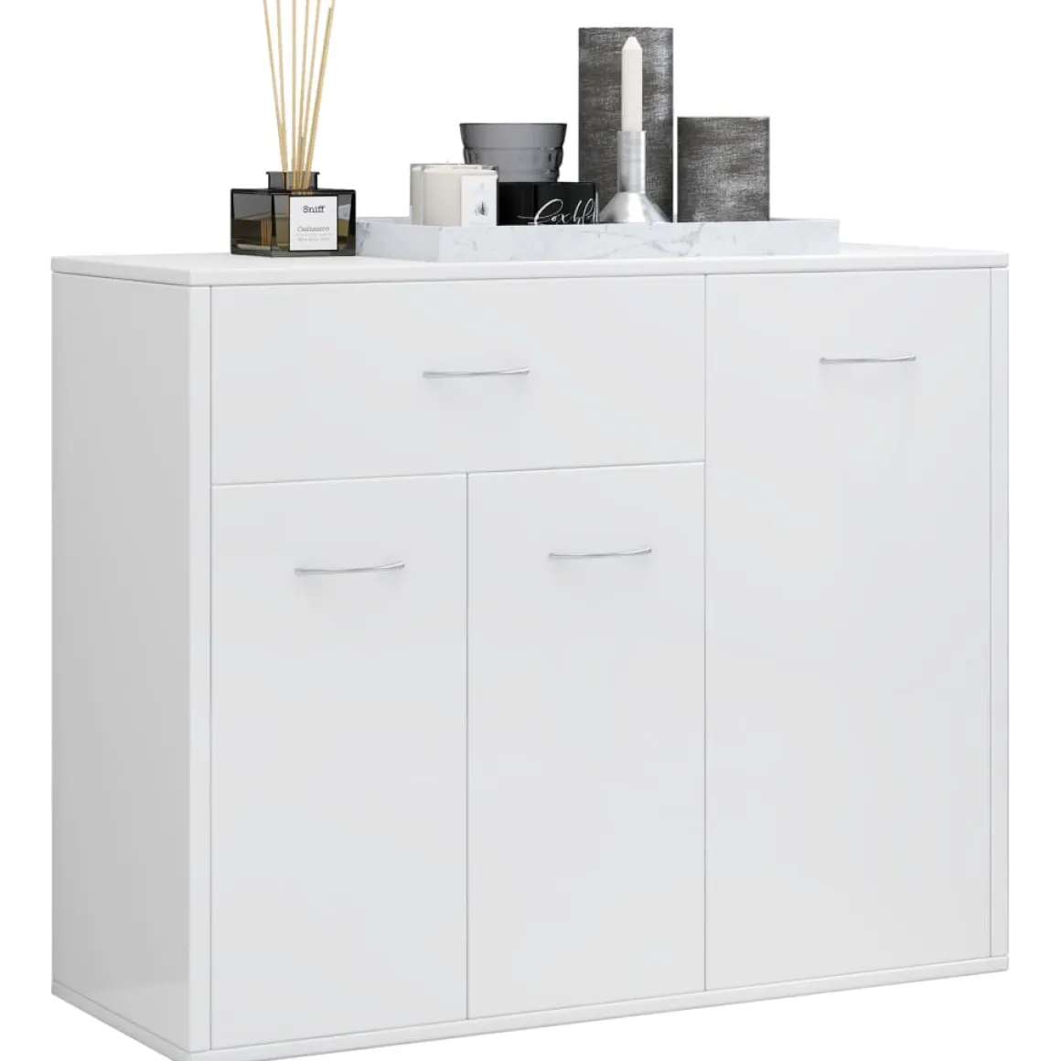 Aparador Miyama 3 puertas + 1 cajón 70x88x30 cm