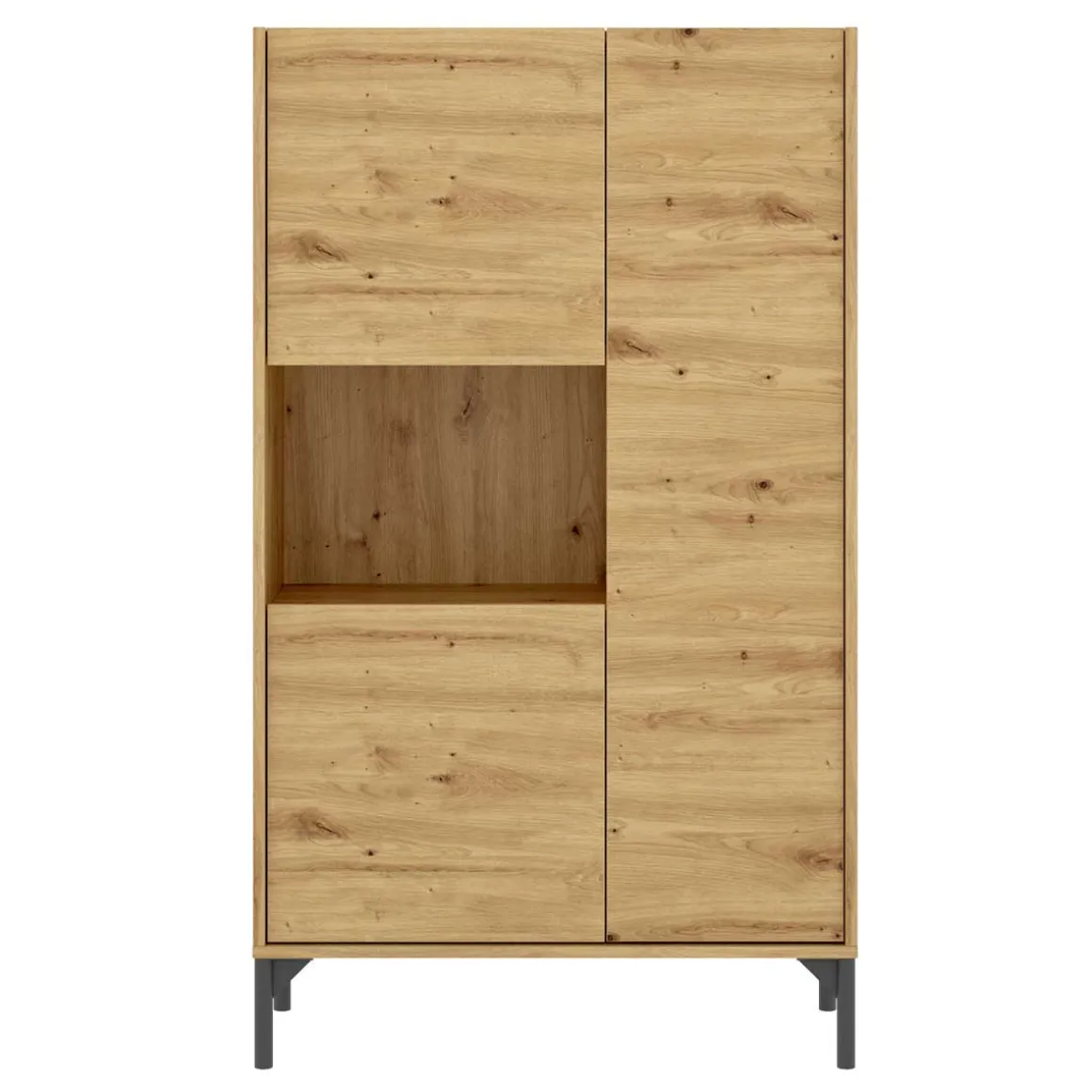 Aparador Ness 3 puertas con compartimento 135x81x43 cm
