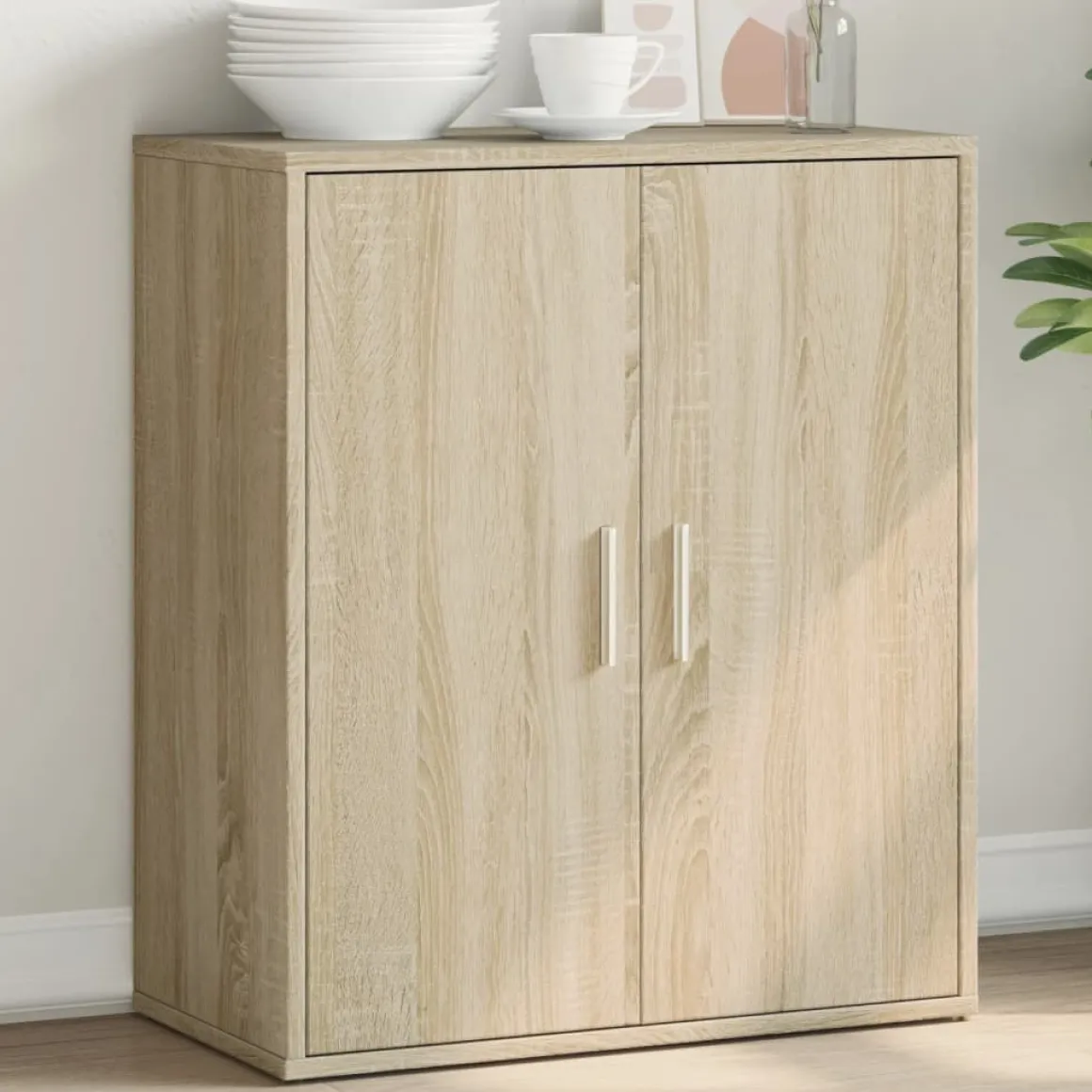 Aparador Rimma doble puerta con estante 70x60x31 cm