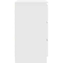 Aparador Risco puerta + 3 cajones blanco 65x71x35 cm