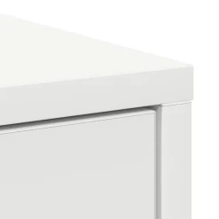 Aparador Rosal 2 puertas + 2 cajones + compartimento blanco 90x73x31 cm