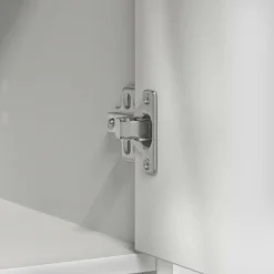 Aparador Rosal 2 puertas + 2 cajones + compartimento blanco 90x73x31 cm